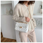 Girl's PU Leather Embroidered Shoulder Bag