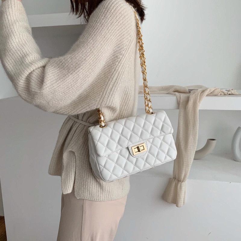 Girl's PU Leather Embroidered Shoulder Bag